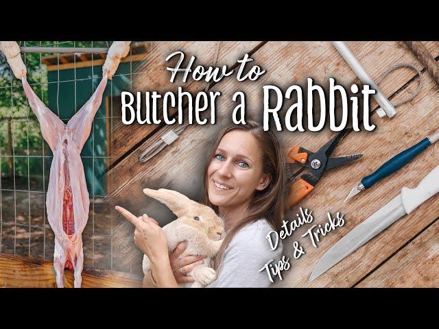 How to Butcher a Rabbit - Details + Tips & Tricks | Creme d'Argent meat rabbits