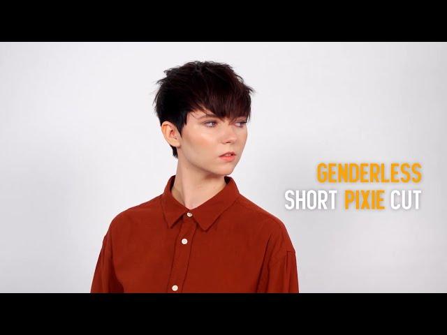 Genderless Short Pixie Cut Tutorial | #creativityneverstops | KMS Pro