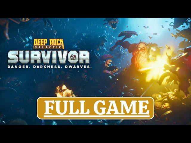 Deep Rock Galactic: Survivor Gameplay Walkthrough【FULL GAME】 - No Commentary