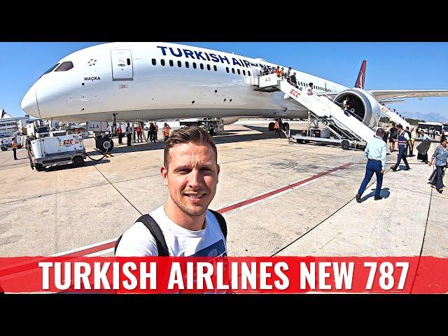 The NEW TURKISH AIRLINES 787 Dreamliner in ECONOMY CLASS!