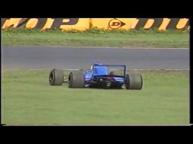 Formula Nippon Fuji Rd 7 Hoshino spins again Funny japanese commentary