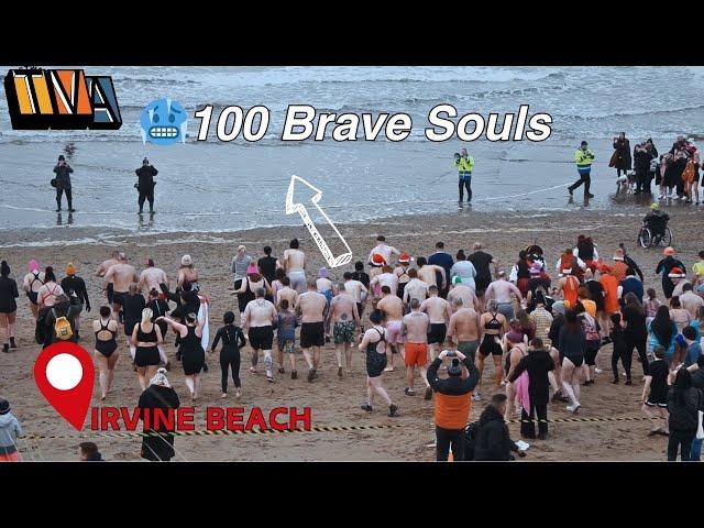 Freezing New Year at Irvine Beach | Polar Plunge 2025