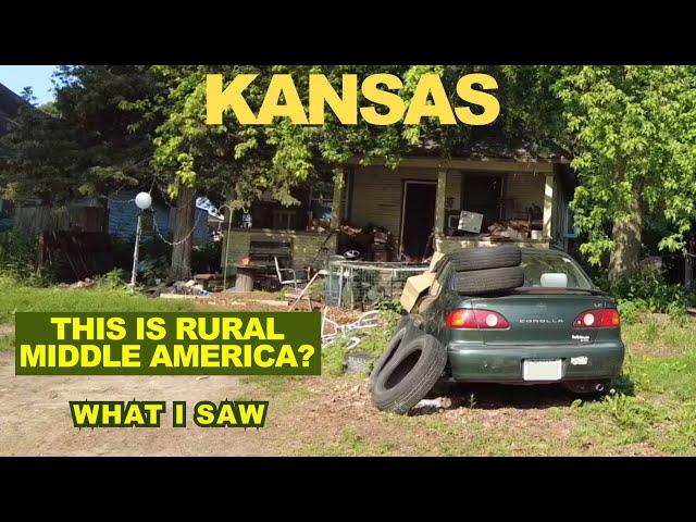 KANSAS: This Is Rural Middle America? (Almost) Ghost Towns Far Off The Interstate