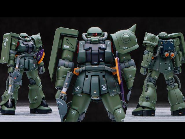 Building Your First Custom Build Gunpla! A Beginner Friendly Tutorial. HGUC Zaku ll F2.