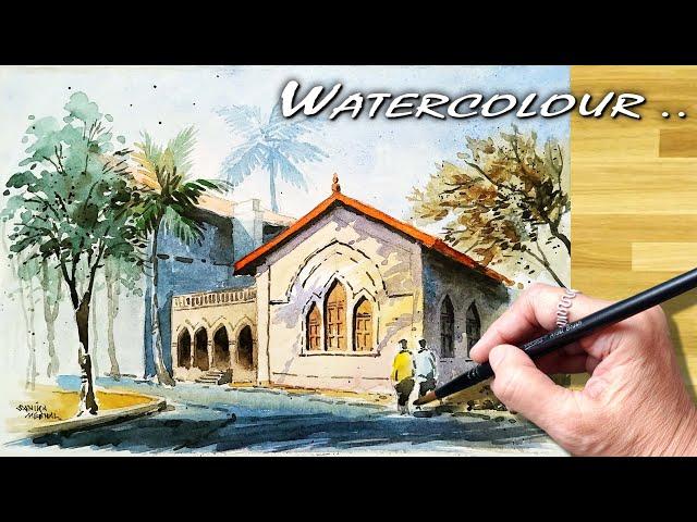  Watercolour Landscape Painting for Beginners to Advanced | जलरंग निसर्गचित्र पेंटिंग