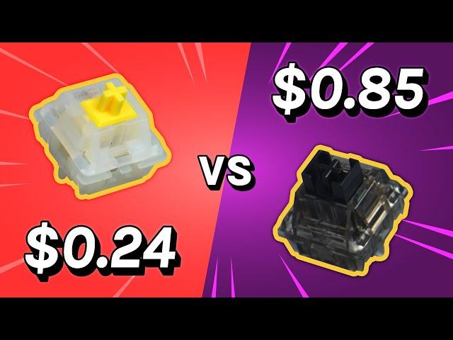 Cheap vs Expensive: New Gateron Switches • Milky Yellow Pro vs Box Black Ink