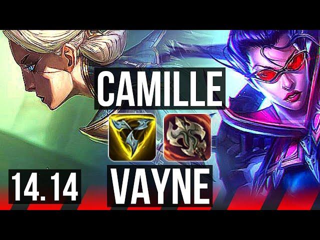 CAMILLE vs VAYNE (TOP) | 65% winrate, 5/1/4 | EUW Master | 14.14