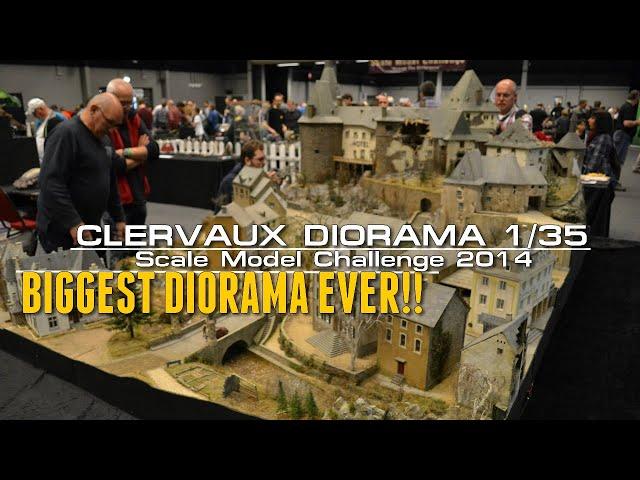 Most Epic and Biggest Diorama Ever ! - Clervaux 1/35 scale By Claude Joachim.