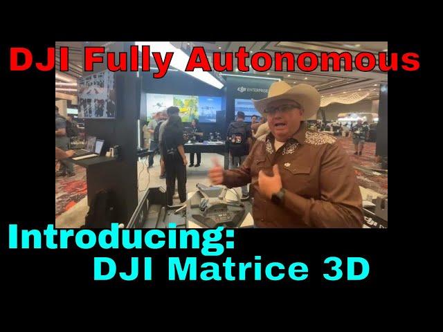 Fully autonomous DJI Drone Matrice 3D