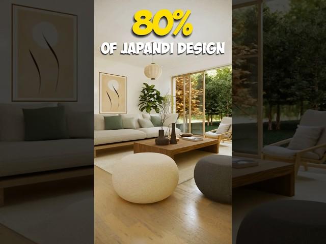80% of Japandi Design use this. #interiordesign #japandi