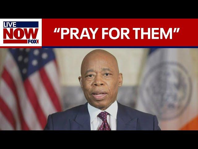 NYC Mayor Eric Adams prays for critics as he supports President Trump