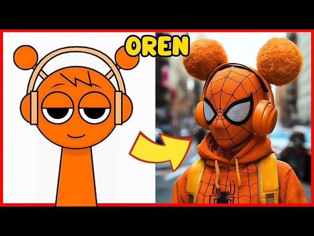 INCREDIBOX SPRUNKI AS SUPERHEROES ‍️  IN REAL LIFE! and Guess The Incredibox Sprunki By EMOJI 