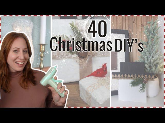 40 Must try Christmas DIY's for 2023 / High end Christmas decor DIY