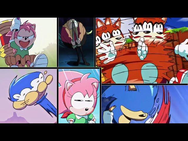 Sonic Origins Cutscenes But Freezing on Awkward Moments