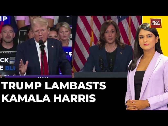 US Elections 2024: Republican Donald Trump Labels Democrat Kamala Harris A 'Left Lunatic'