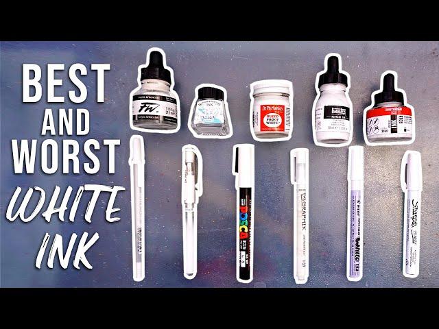 Testing Out Every White Ink | THE ULTIMATE WHITE INK SHOWDOWN