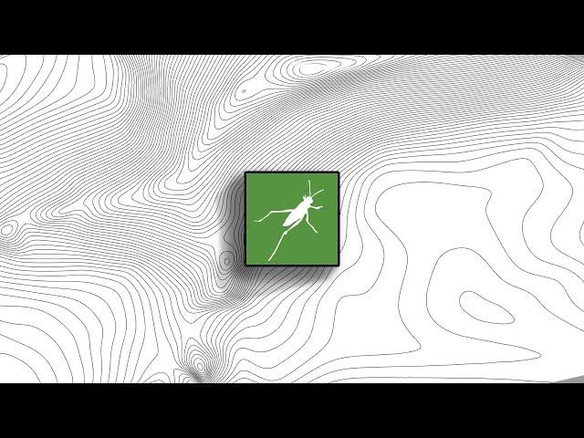 Automatic landscape from 2D CAD drawings with Rhino and Grasshopper