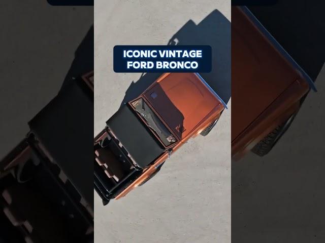 1974 Hot Ginger Fuelie Edition Ford Bronco! #ClassicFords #VintageFordBronco #FordBronco #Shorts