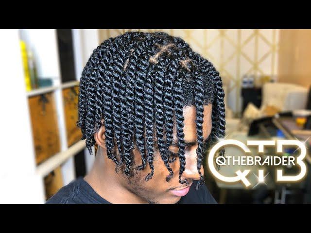 QTHEBRAIDER| HOW TO: Double Strand Twist (Male Edition)