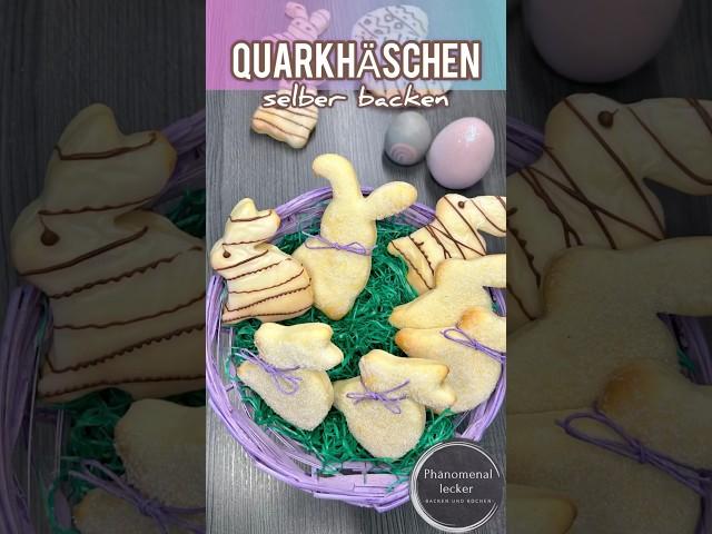 Quarkhäschen selber backen, so einfach und lecker  #ostern #backen