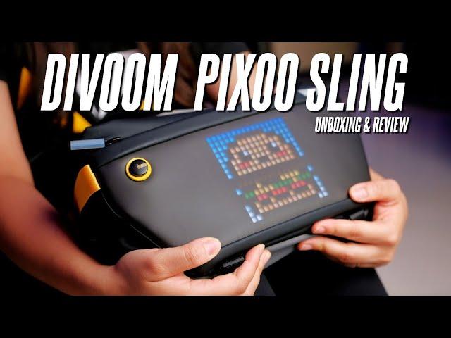 A Modern Pixel Art Sling Bag! Divoom Pixoo Sling Bag