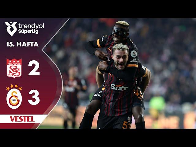 Vestel | Sivasspor (2-3) Galatasaray - Highlights/Özet | Trendyol Süper Lig - 2024/25