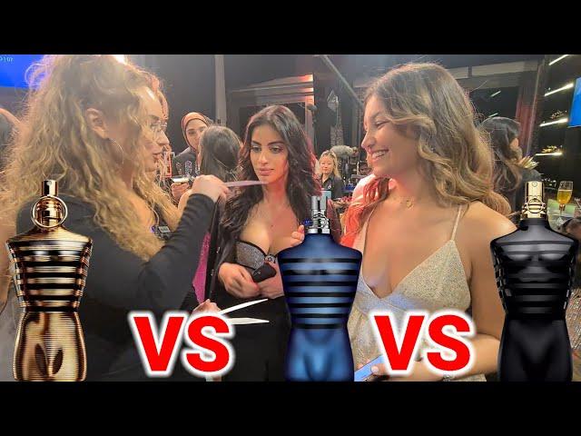 Women React to Jean Paul Gaultier Le Male Elixir, Le Male Le Parfum & Ultra Male  Street Battle