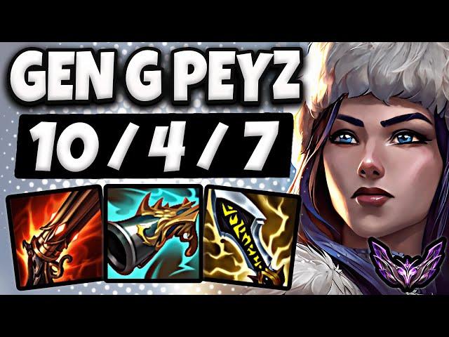 Caitlyn vs Jhin ADC [ Gen G Peyz ] Patch 14.21 Ranked Master Korea 