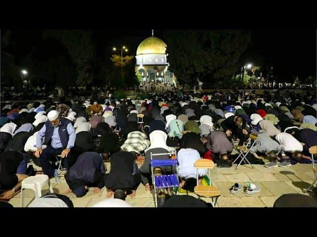 AL AQSA MOsque Saturday 21st Dec Fajar Prayer || نفل صلاة الفجر فی المسجد الاقصی المبارک