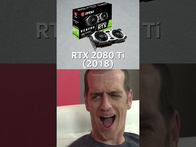 Nvidia GPUs over the years. #nvidia #geforce #nvidiageforce #nvidiagtx #nvidiartx #memes #gpu