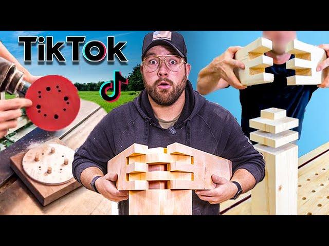 I Tested More Viral Woodworking TikToks