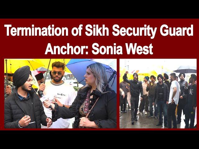 Termination of Sikh security guard, Anchor: Sonia West | SANJHA TV