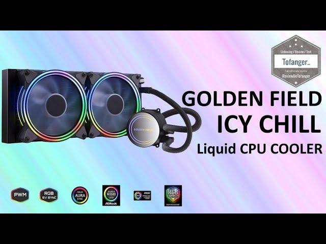 GOLDEN FIELD ICY Chill Series - Liquid CPU Cooler - Watercooling - Waterblock - Unboxing