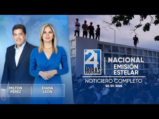 Noticiero de Ecuador (Emisión Estelar 02/01/25)