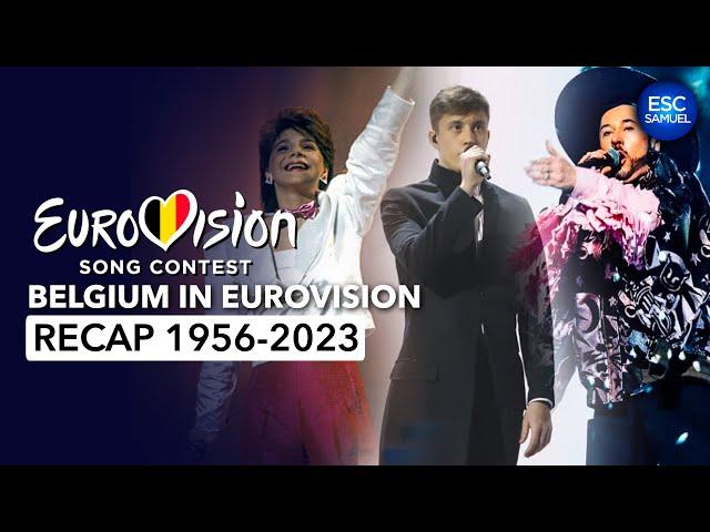  BELGIUM in Eurovision 1956 - 2023 | RECAP All Songs (Belgique/België Eurovision)