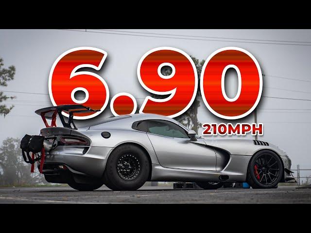 Nth Moto Twin Turbo Dodge Viper "Kratos" - World's First 6 second 1/4 mile Gen V Viper