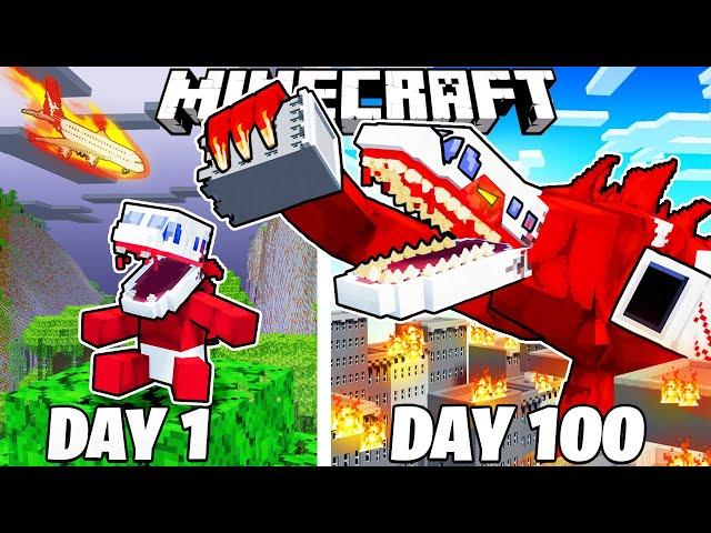 I Survived 100 Days as INFECTED SKY in Minecraft!