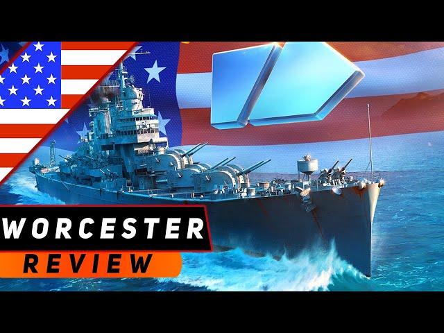 КРЕЙСЕР WORCESTER! НОВАЯ СБОРКА! ИДЕАЛЬНЫЙ КРЕЙСЕР ПОДДЕРЖКИ! МИР КОРАБЛЕЙ/WORLD OF WARSHIPS