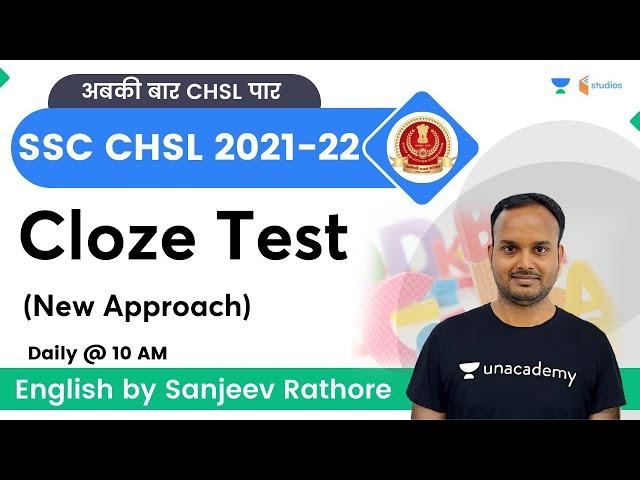 Cloze Test (New Approach) | English | SSC CHSL | Sanjeev Rathore Sir | Wifistudy Studios