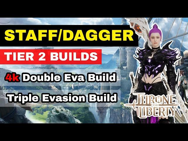 Easy 4k Evasion Buffed T2 Build/Guide for Talandre | Staff/Dagger | Throne and Liberty