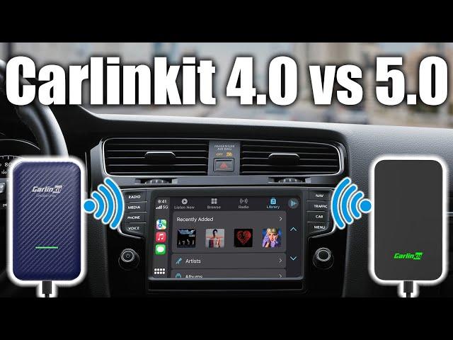 Carlinkit 4.0 vs 5.0 - The New King of Wireless CarPlay and Android Auto Adapters?