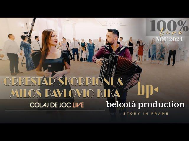 Orkestar Skorpioni & Milos Pavlovic KIKA - Colaj De Joc LIVE 🪗 NOU 2024