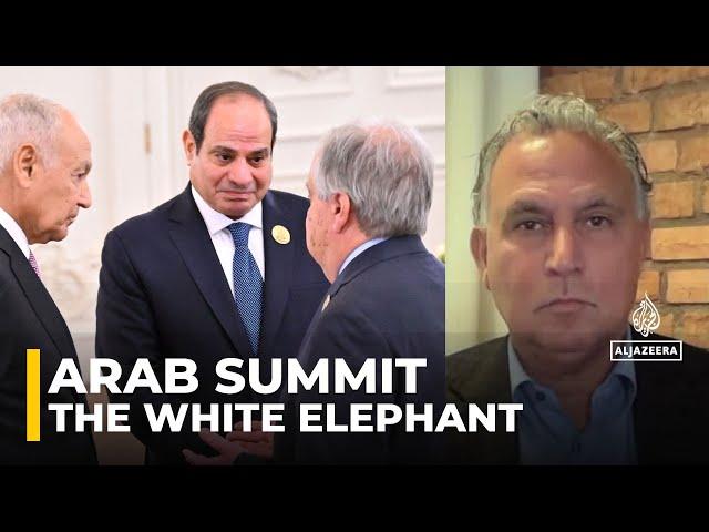 At the Arab League summit, the ‘elephant in the room’ is a ‘White Elephant’: Marwan Bishara