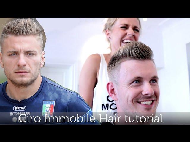 Ciro Immobile Inspired Hairstyle | Men's Football Player Haircut | Tutorial by Slikhaar TV