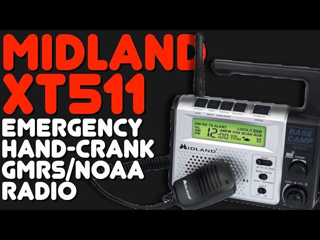 Midland XT511 Emergency GMRS Radio Review - Midland's Hand-Cranked Emergency-Powered GMRS Radio