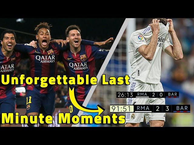 Unforgettable Last Minute Moments