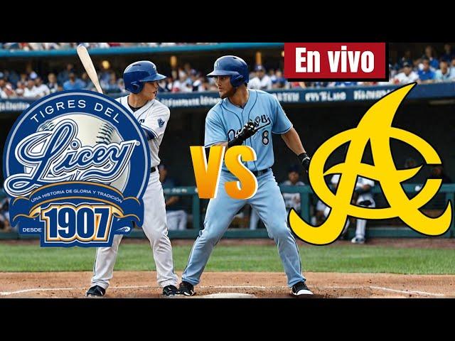 Tigres del Licey vs Aguilas Cibaenas beisbol partido en vivo Liga Dominicana de Beisbol Profesional