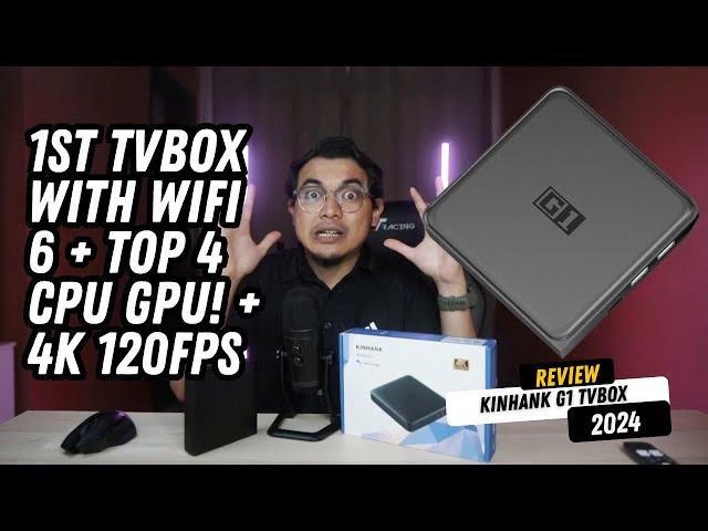 1ST TVBOX WIFI 6 4K 120FPS??? BETUL??? KINHANK G1 REVIEW