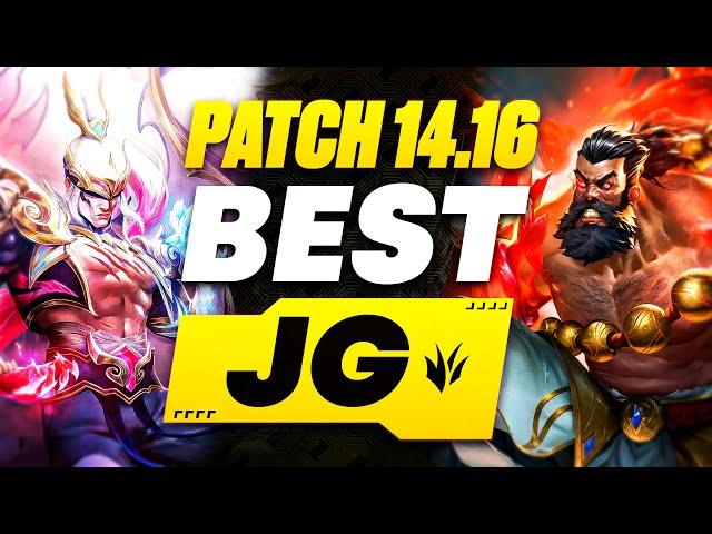 The BEST Junglers For All Ranks On Patch 14.16! Death buffed | Season 14 Tier List League of Legends