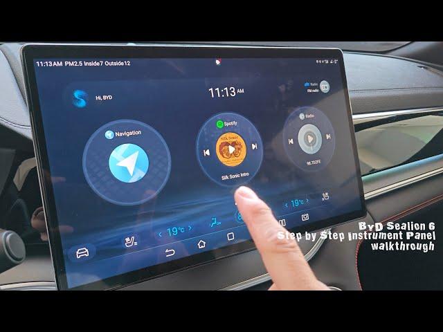 BYD Sealion 6 instrument panel full walkthrough